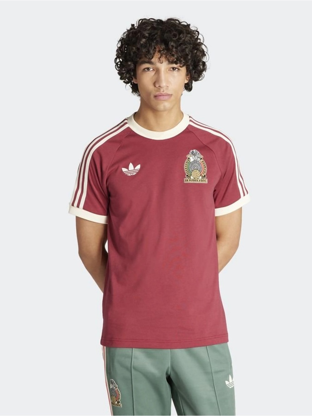Adidas Originals Men’s Adicolour OG Mexico Trefoil 3 Stripes